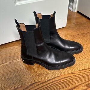 Alexander Wang black Chelsea boots